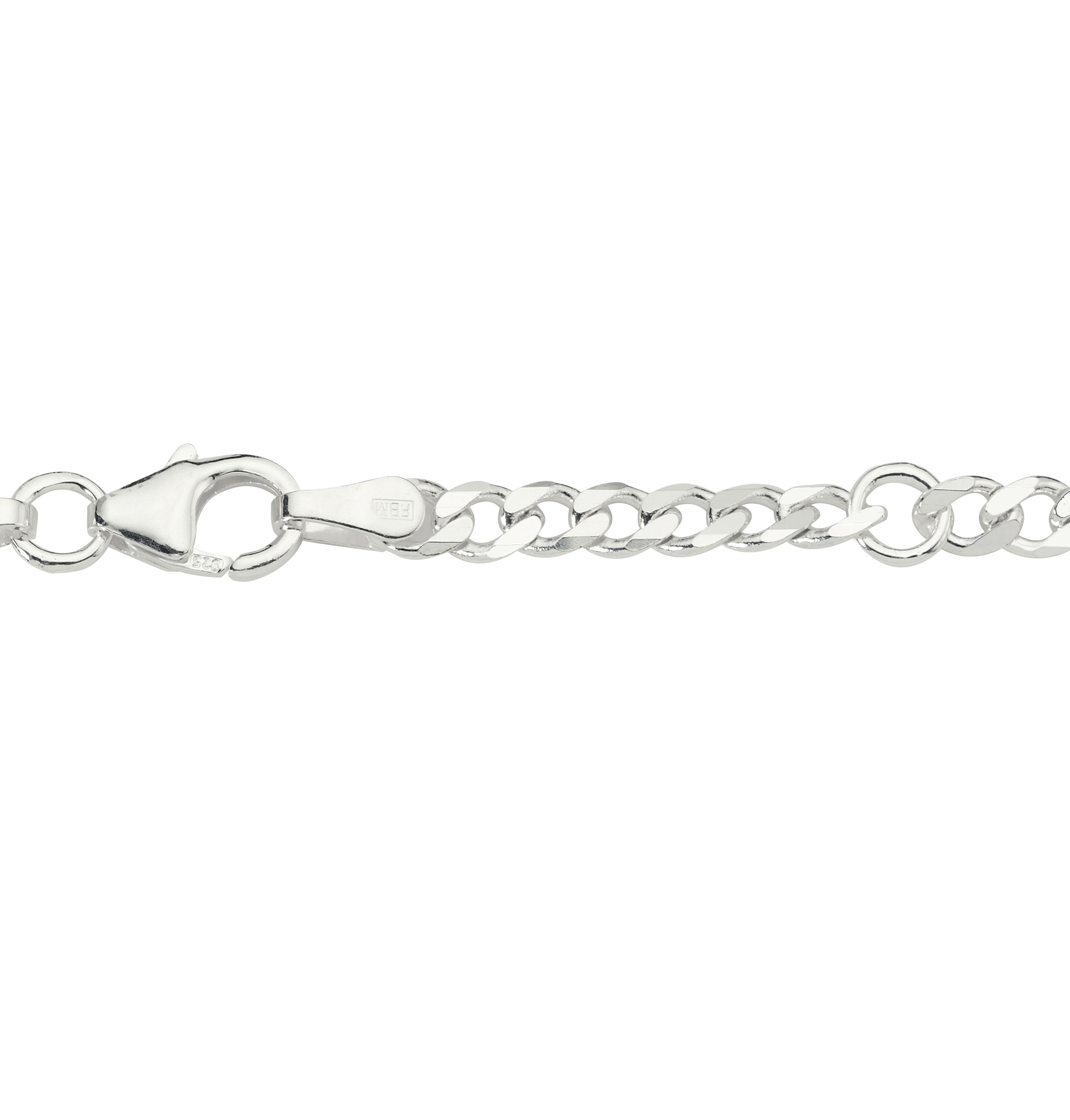CEM Fusskette Silber weiss 925