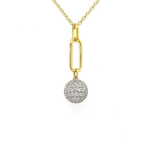 CEM Collier Silber 925 bicolor