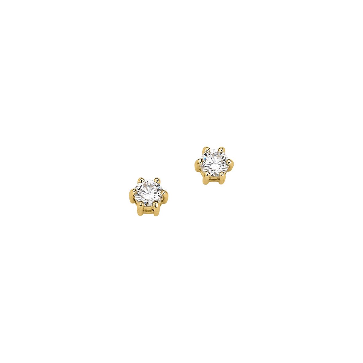CEM Ohrstecker Gold gelb 333