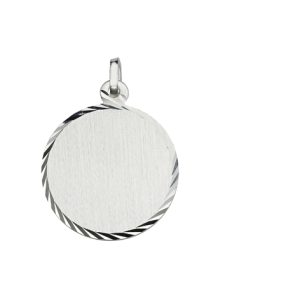 CEM Basis Gravurplatte Silber rhodiniert