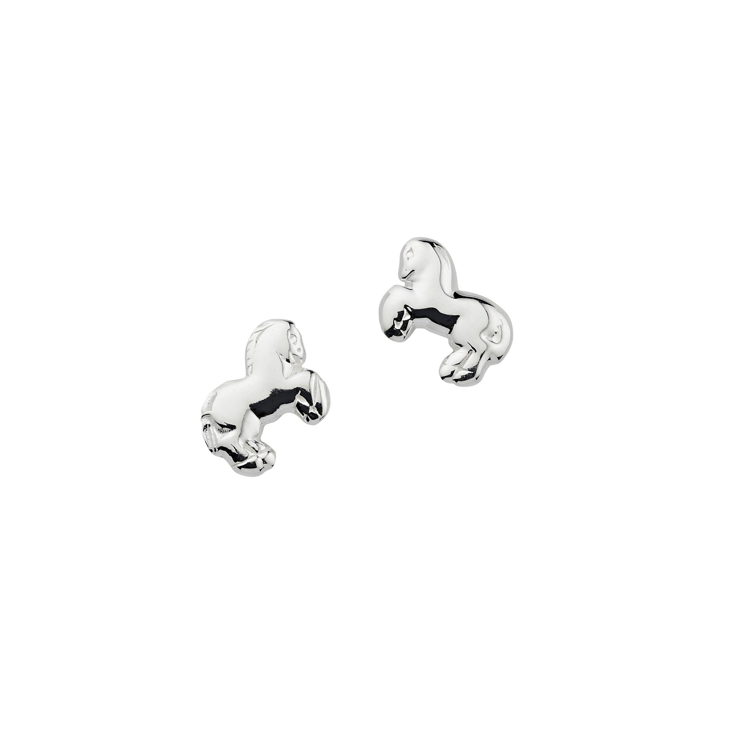 CEM Basis Ohrstecker Silber rhodiniert