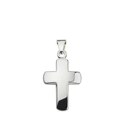 CEM Basis Kreuz Silber rhodiniert