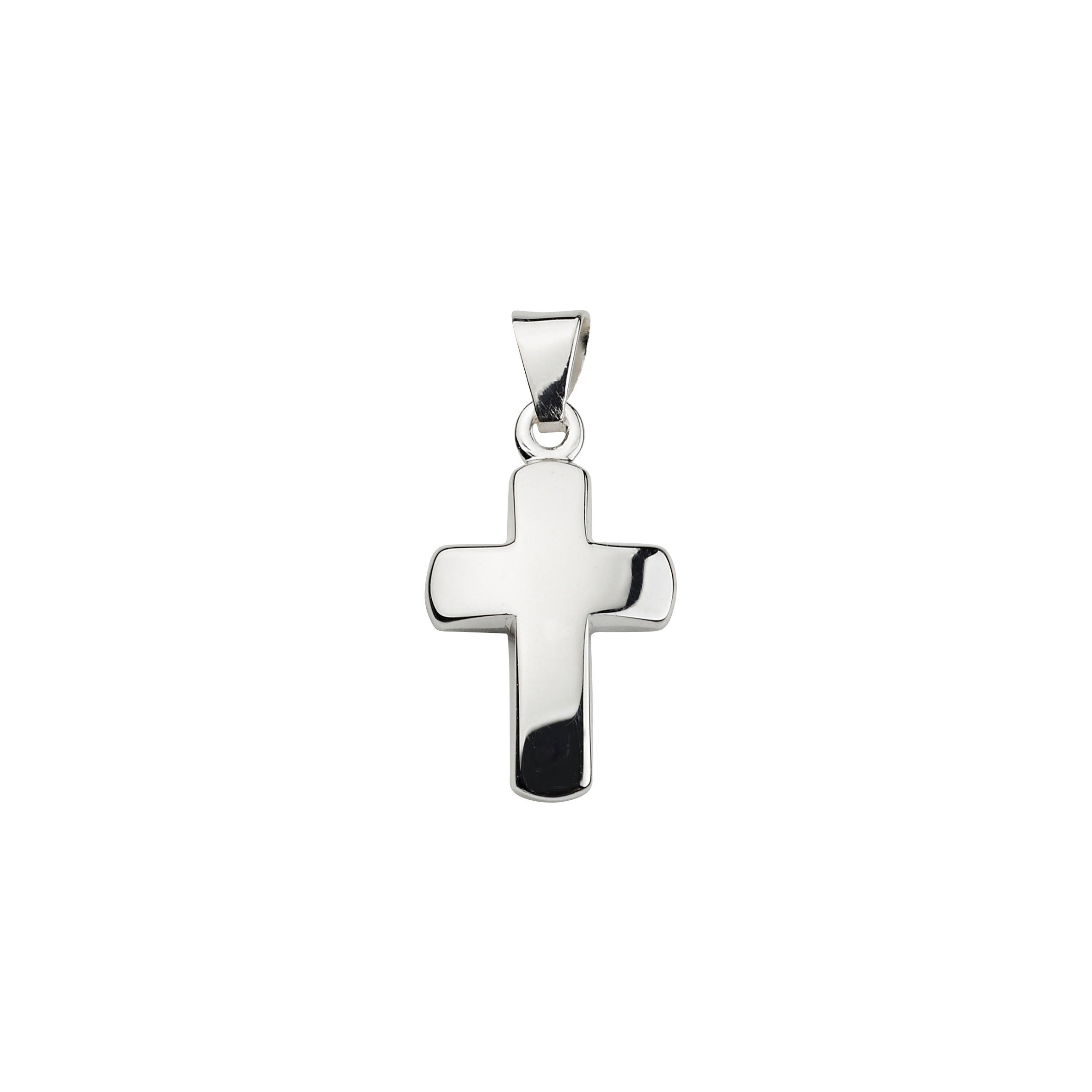 CEM Basis Kreuz Silber rhodiniert