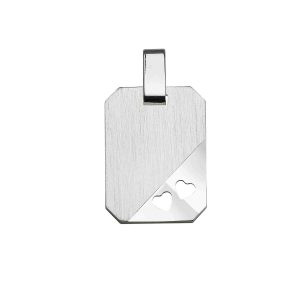 CEM Basis Gravurplatte Silber rhodiniert