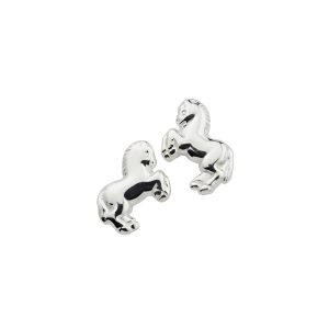CEM Basis Ohrstecker Silber rhodiniert