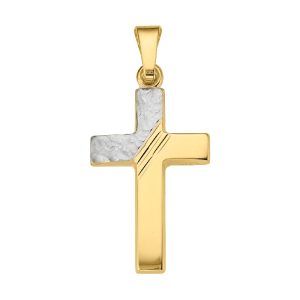 CEM Basis Kreuz Gold gelb/rhodiniert