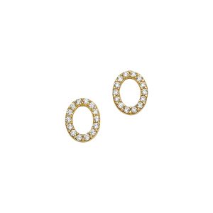 CEM Basis Ohrstecker Gold gelb