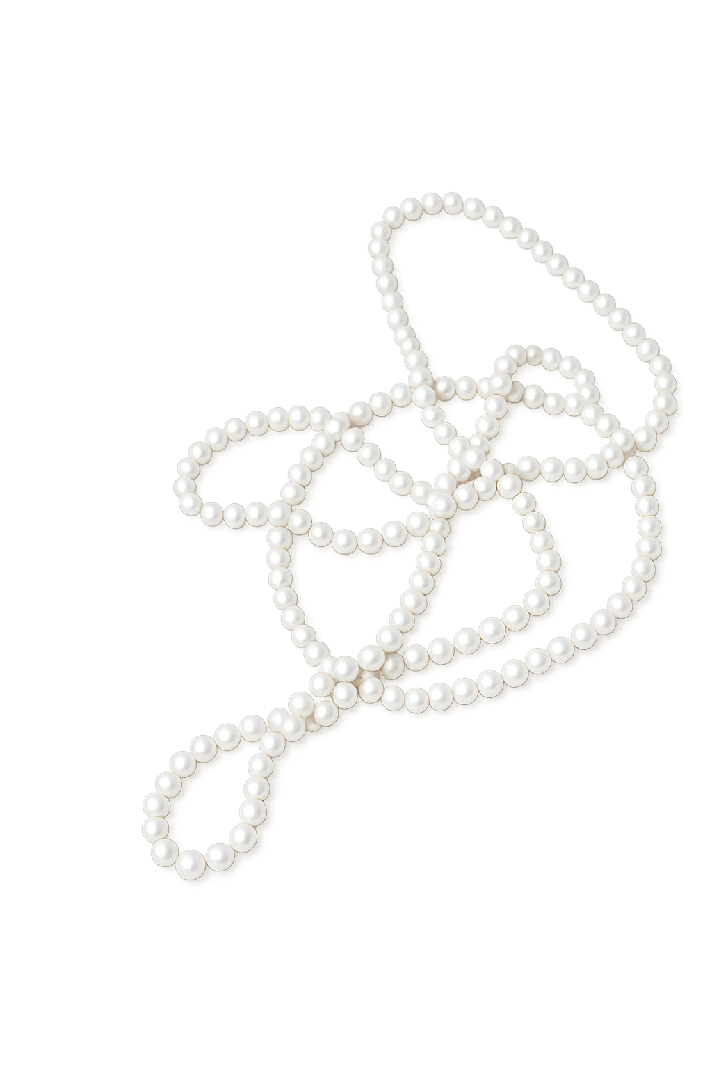 Perlenkette140 cm/160 cm - Handgeknotet