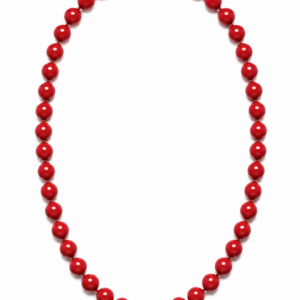 Bamboo Korallen Kette Silber