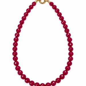 Edelstein Kette mit Achat 40cm