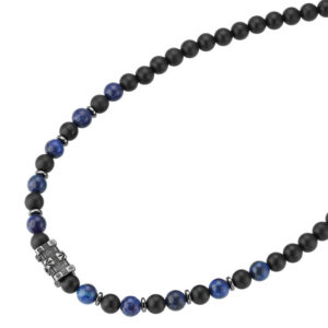 Herrencollier | Lapis Lazuli, Onyx, Hämatit