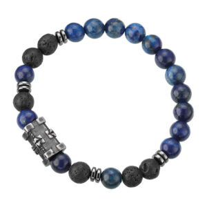 Armband | Lapis Lazuli, Lava und Hämatit