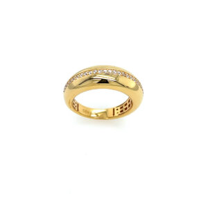 Silber Damenring | goldplattiert